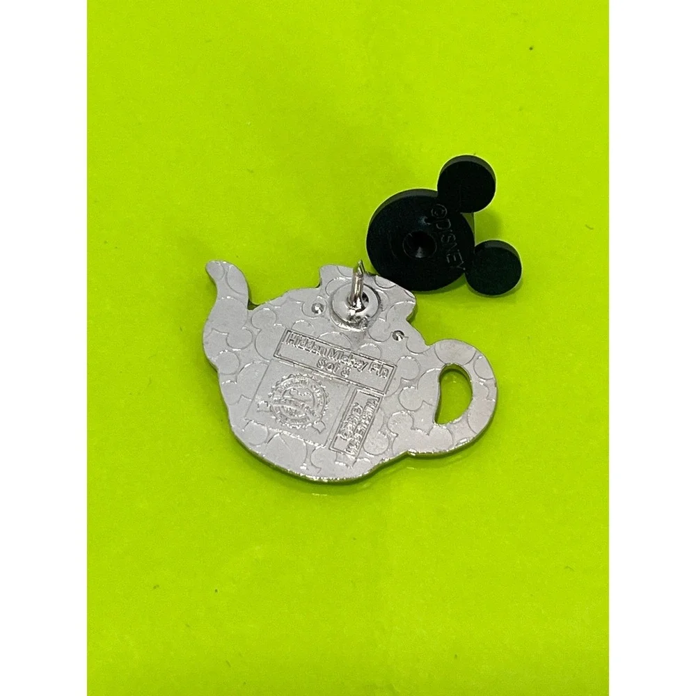 Disney Parks Hidden Mickey Mad Hatter Teapot Pin Alice in Wonderland 2014 5 of 5